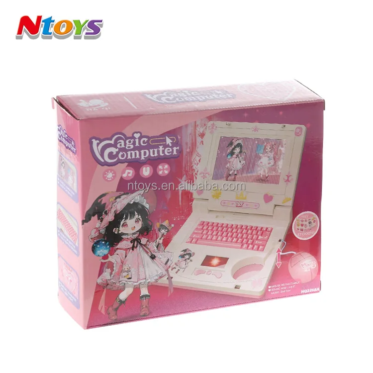 Learning Machine Girls Musical Toy Laptop Educational Learning Computer