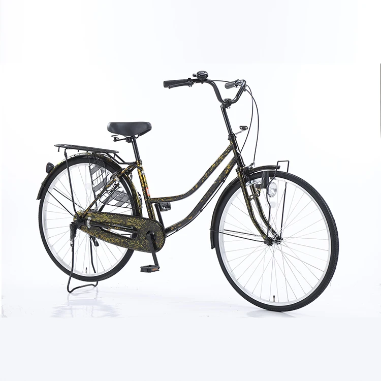hot sale good quality factory direct OEM ODM 24 inch 26 inch step through city bicycle woman bike with basket