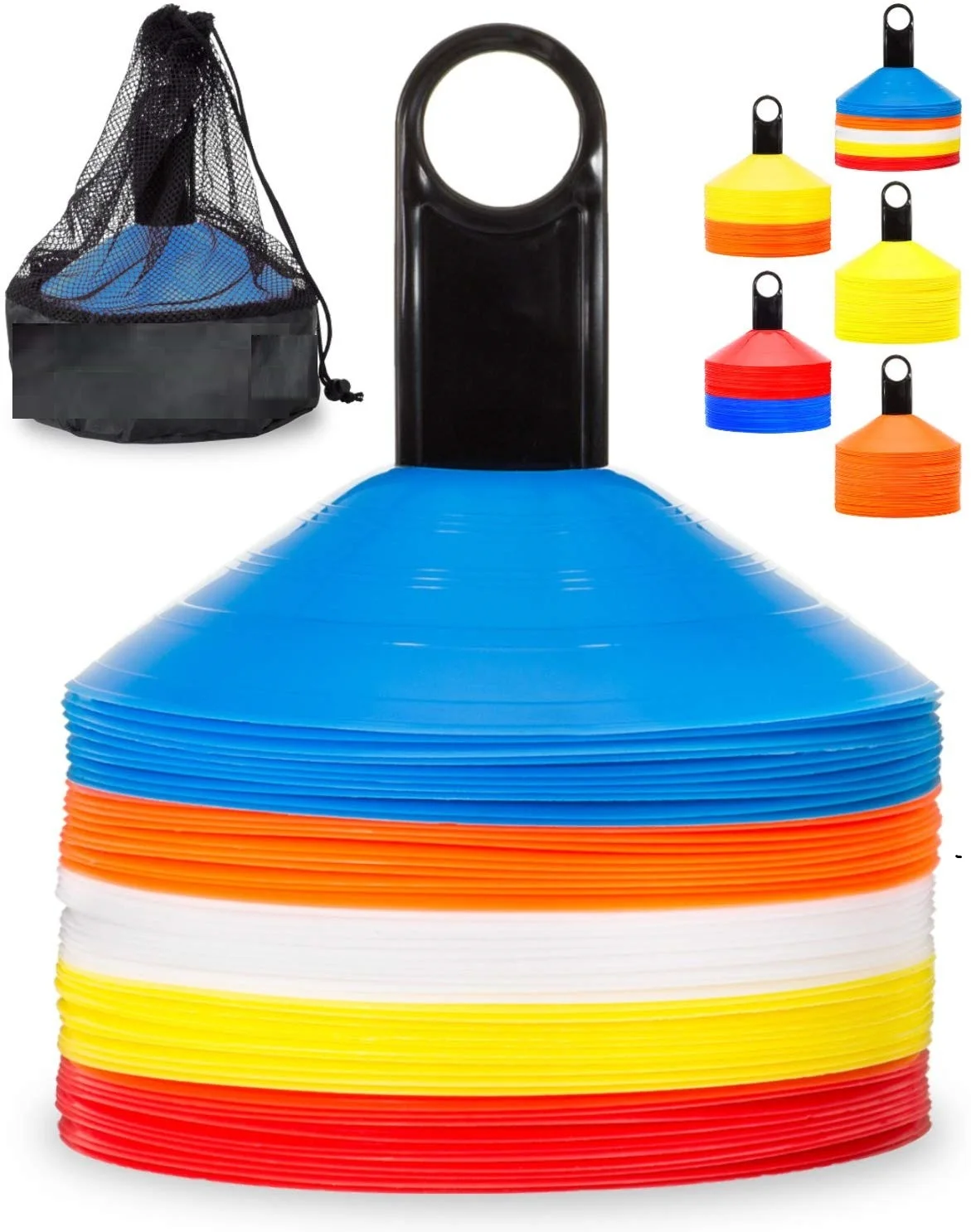 YM Plastic Soccer Football Marker Disc Agility Training Goals for Effective Sports Training