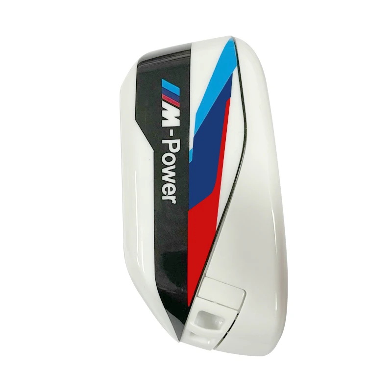 CS006057 Replacement Key Shell For BMW 1 3 5 6 7 Series X1 X3 X5 Series M Series Z4 Special Racing White Transplanted Card Case