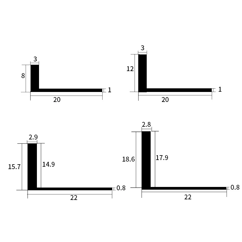 
Foshan manufacturers OEM ceramic tile metal trim production free samples 
