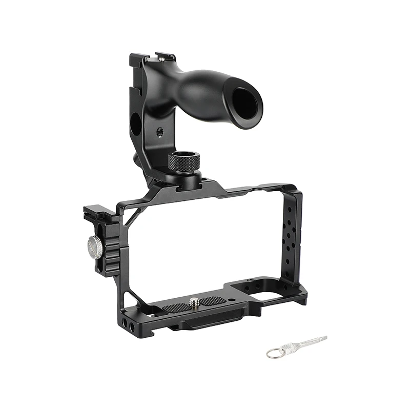 CAMVATE Sny ZV-E10 Cage Rig Full Frame (Exclusive Use) With Quick Release NATO Top Handle & Protective Wire Clamp drop shipping