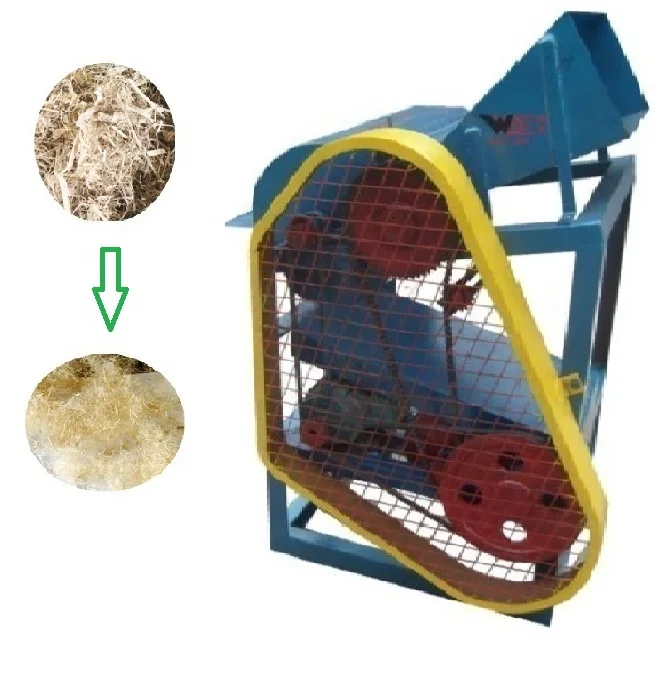 Industrial hemp sisal fiber scutch carding Opening combing processing machine equipment automatic