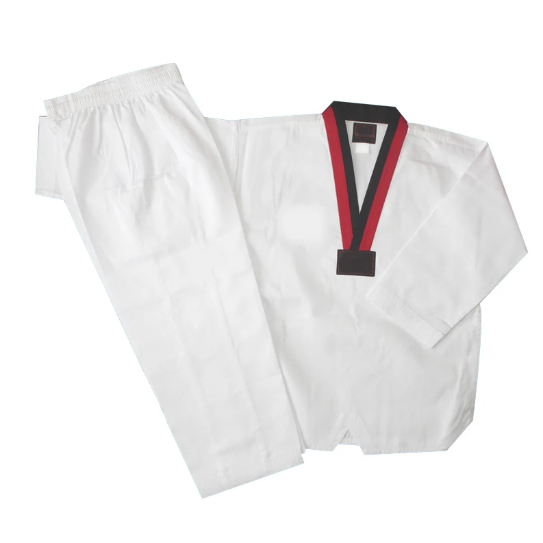 100% cotton martial arts style dobok taekwondo uniform