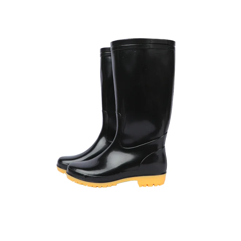 Waterproof rain boots injection molding technology is soft, lightweight, anti slip, wear-resistant, and non safety rain shoes