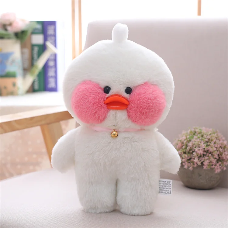 Kawaii Hyaluronic Acid Duck Stuffed Soft Lalafanfan Pink Mimi Duck Plush Toys