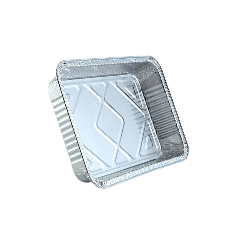 
Aluminium Foil Container Food Foil Container Packaging Rectangle Edge Foil Round Container 
