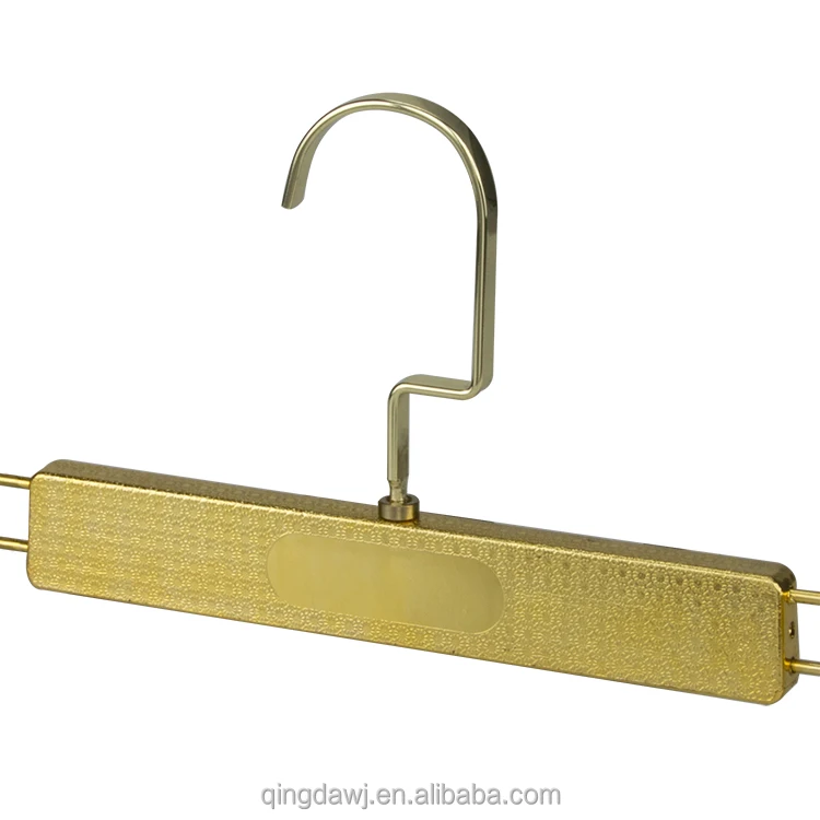 wholesale plastic gold pants custom coat hook laundry non slip clothes suit dress shirt hangers clip space saving plastic