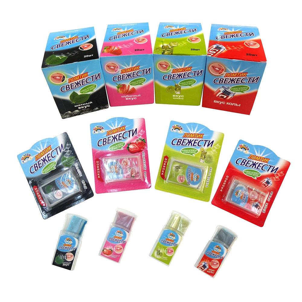 4 flavor  Professional Supplie rbreath strip candy Fruit Paper Candy Mint Strips Candy