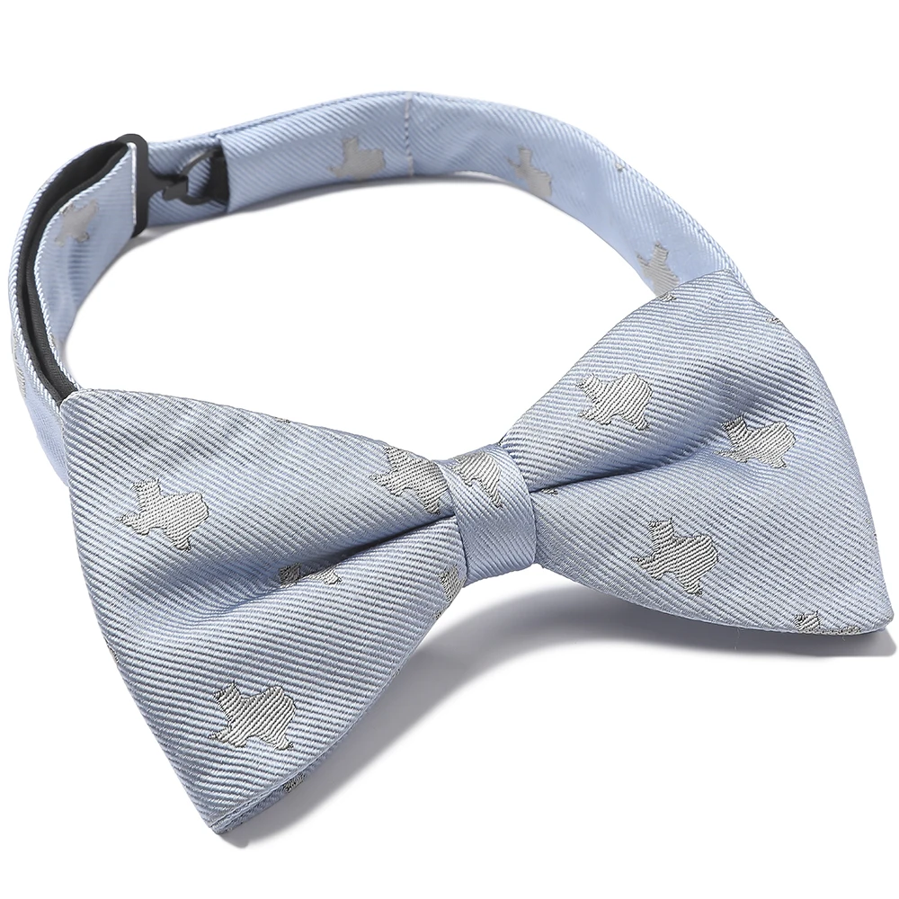 Lovely Microfiber Solid Colorful Bowtie Sets  Men Butterfly  Casual Bow Tie Gift Accessory