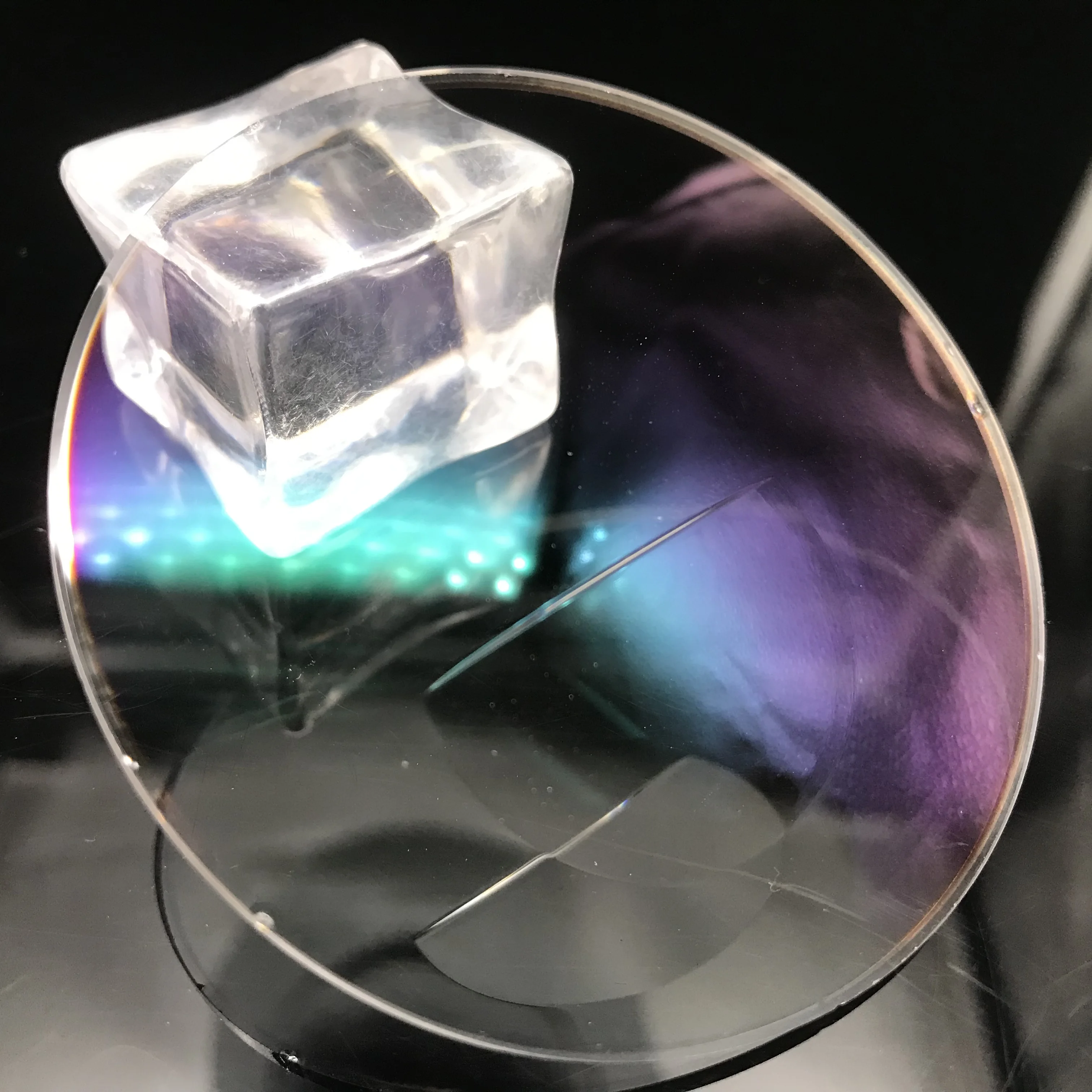 China export cost effective Bifocal lens 1.56 Round Top HMC Blue block lenses prescription lens