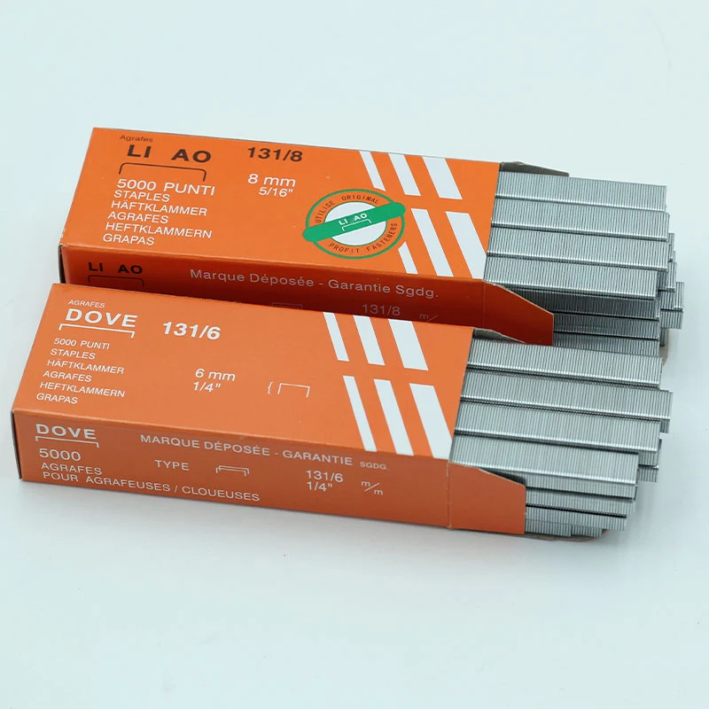 Factory wholesale 22 Ga galvanized wires 131/6  131/8 Upholstery staple pin