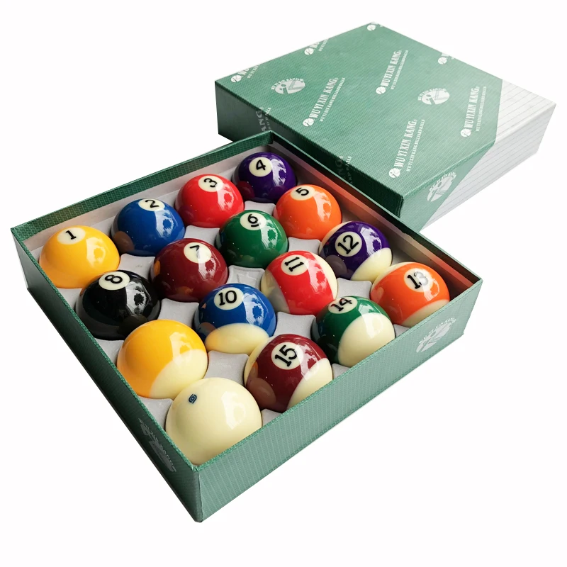 Xikuno High Quality 4A Grade Billiard Balls 2-1/4 Inch Green Pool Table Gym Game
