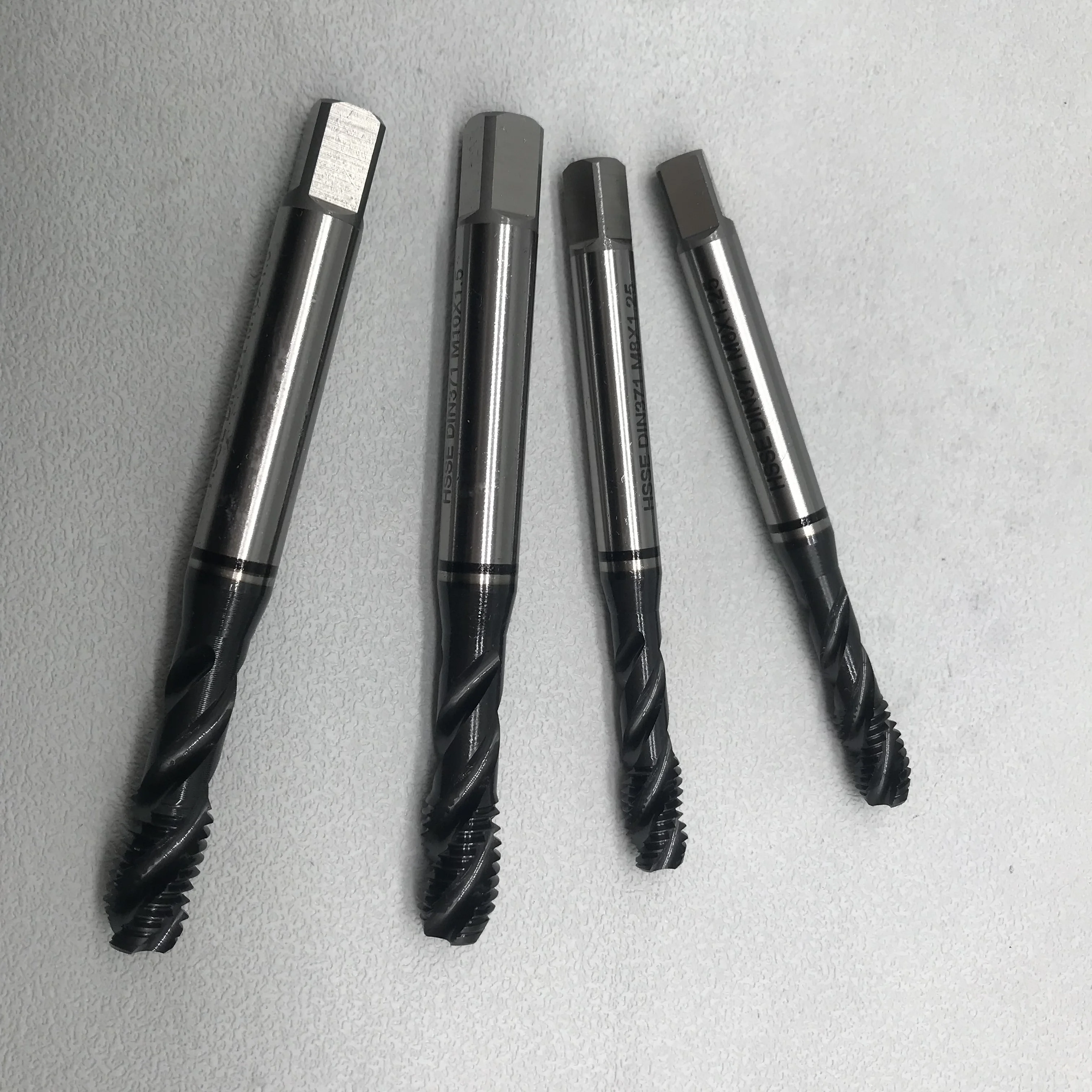 Gw-Wholes Price DIN371/DIN376 Internal Thread Cutting Machine Tap HSS Spiral Flute Metric Machine Screw Thread Taps M5x0.8