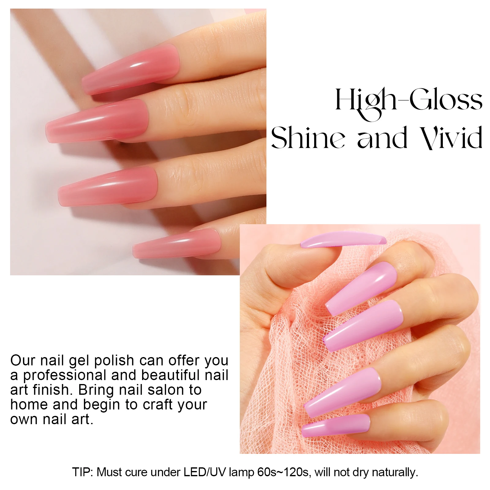 ROSALIND private label 7ml pure color soak off long lasting very good nude jelly uv gel nail polish set for nail art design