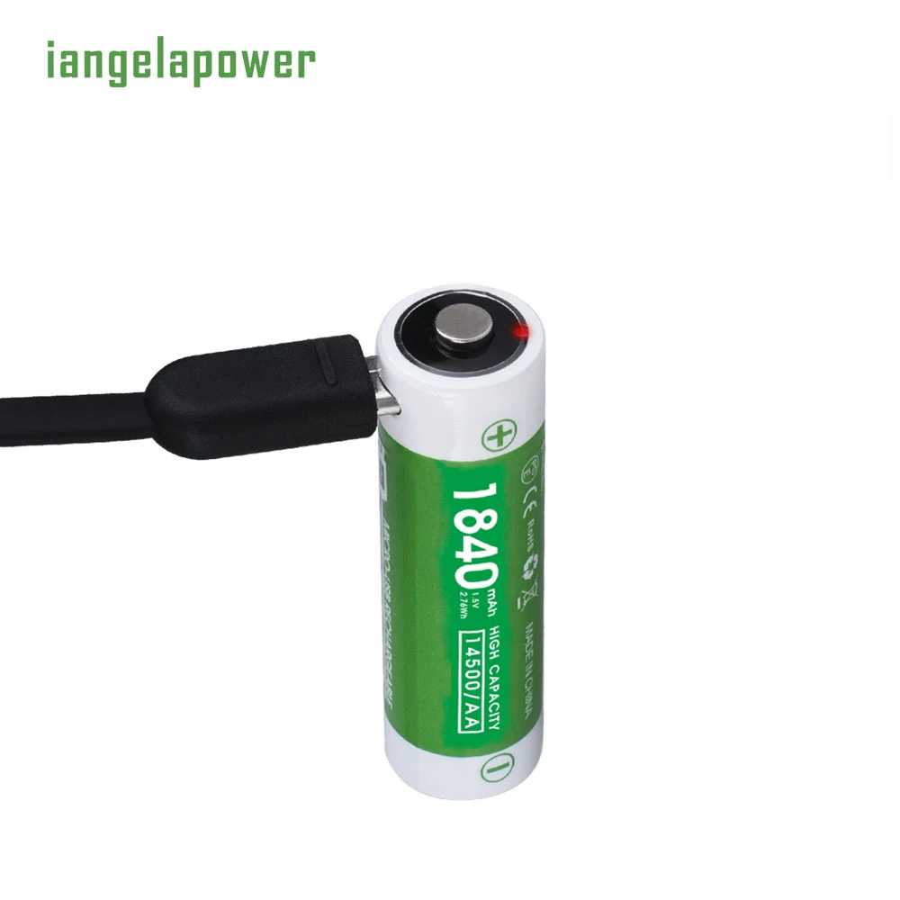 
 Литиевая батарея AA 1,5 в, защищенная зарядная Батарея Micro USB для игрушек, блокировка отпечатком пальца, фонарик, оружие, свет  