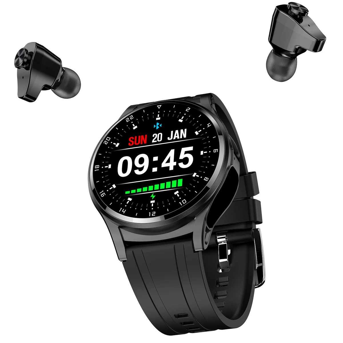 GT66 The sports smartwatch comes with a Bluetooth headset