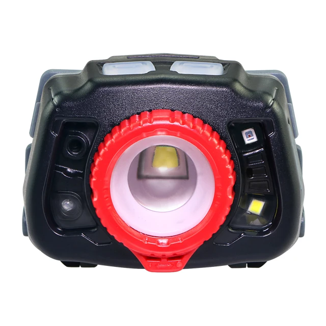 High Power Waterproof LED Headlight Sensor Zoom Bright Rechargeable Head lamp