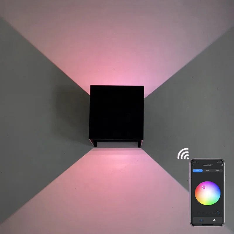 Умная Светодиодная лампа Tuya с Wi-Fi и регулировкой яркости уличный водонепроницаемый светильник поддержкой Alexa Google Home 10 Вт 110 В переменного тока
