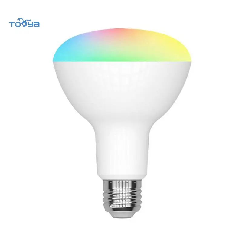 OEM US E26 EU E27 smart light bulb wifi custom Tasmota base on ESP8285 chip firmware update flash Tooya 12W smart home lights