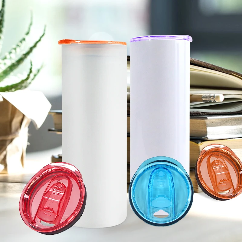 USA China warehouse stocked leakproof color Replacement lids colorful tumbler lids for 20oz sublimation blanks tumbler
