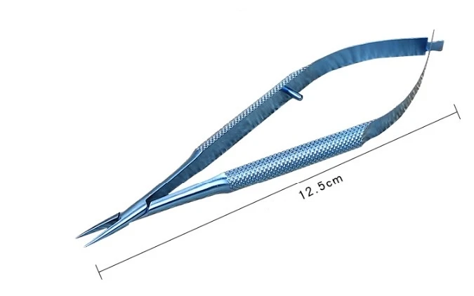 12.5cm Titanium Alloy Micro needle holder medical supplies