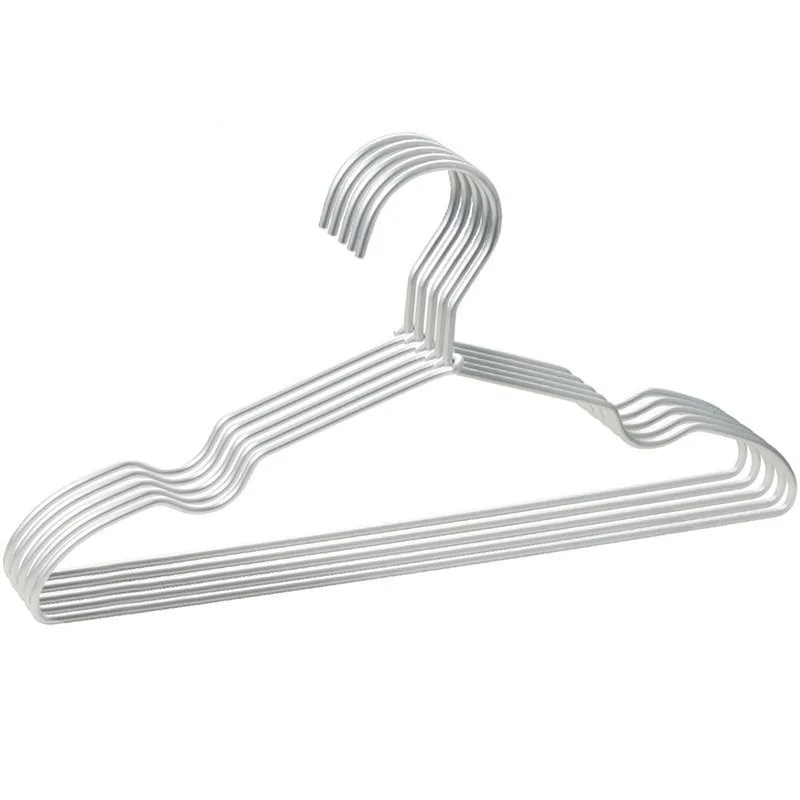 wholesale metal clothes hanger wet and dry kids cloth hanger metallic