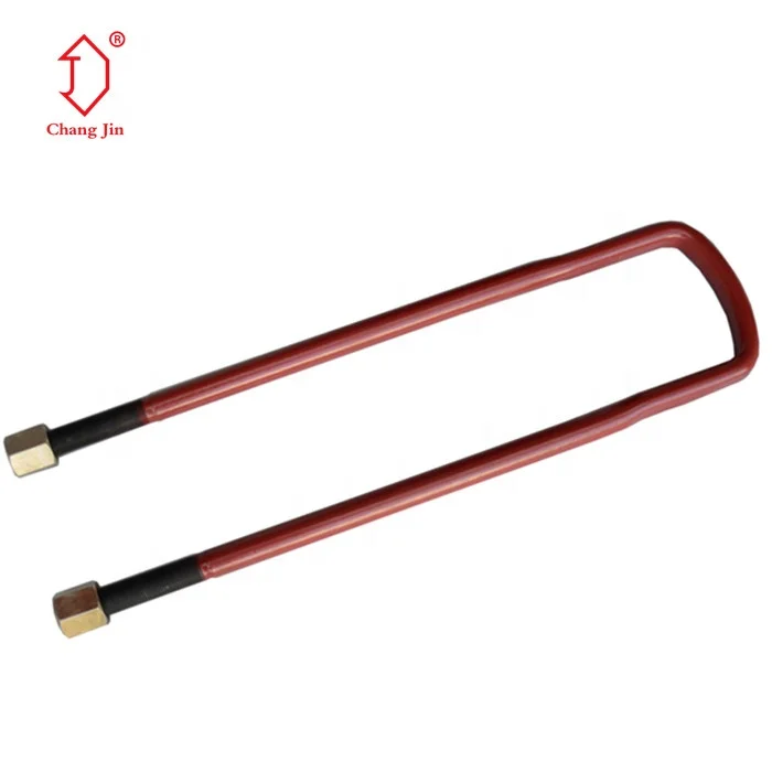 High quality u bolt and nuts with bake paint for Iveco truck