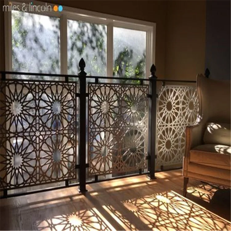 privacy tape fence decorative laser cut metal fencing panels
