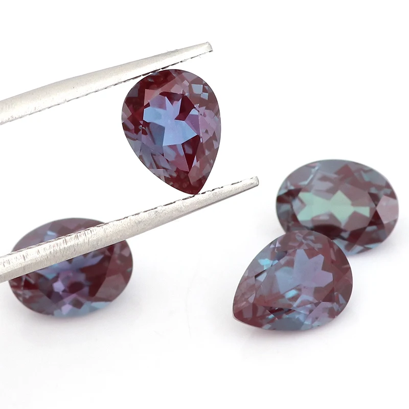 Alexandrite Loose Gemstone Lab Grown Sapphire With Various Shape Wholesale Color Changing Created for Making Ring