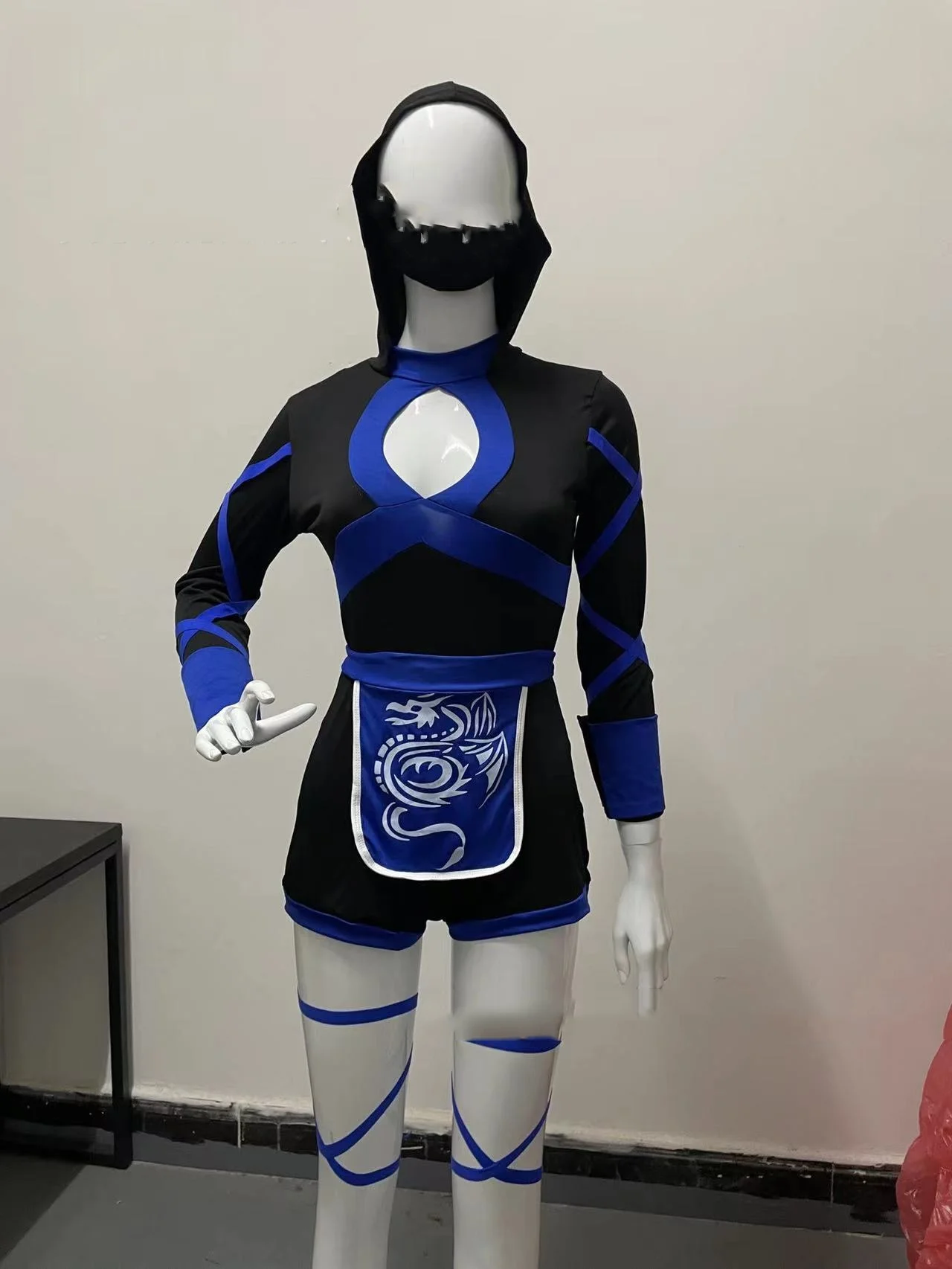 Bomblook Z923JP4 Female Adult Halloween Costume Sexy Ninja Costume Anime Dragon Samurai Ninja Cosplay Jumpsuit Uniform Sexy Suit