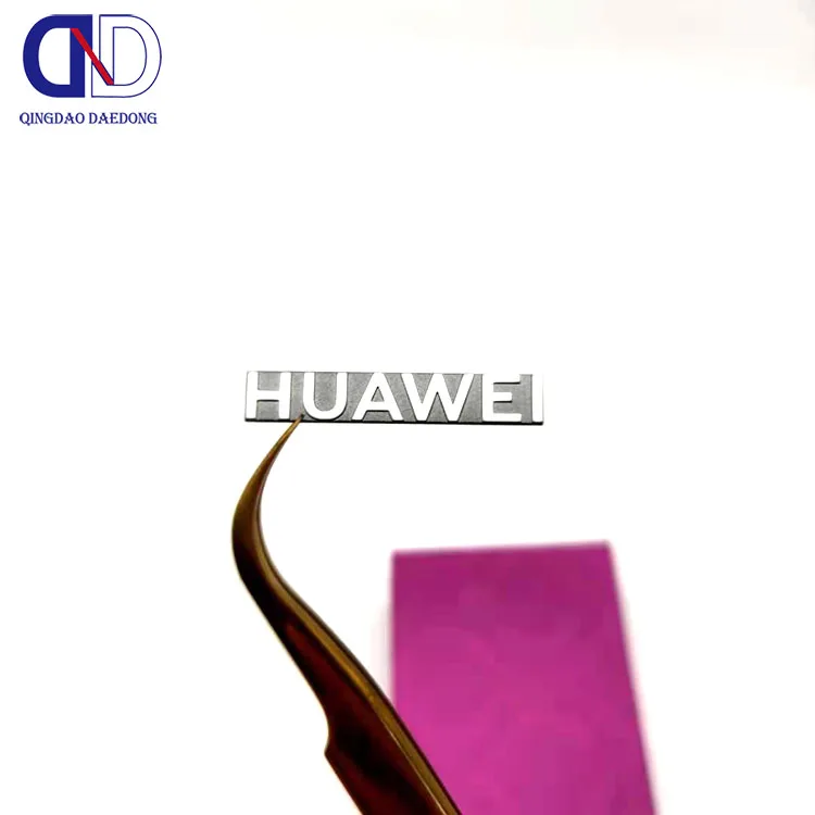 Nickel electroforming metal logo