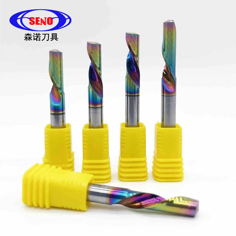 Tools DLC Series Carbide Square End Mill Diamond-Like Coating End Mill for Aluminum single edge end mill