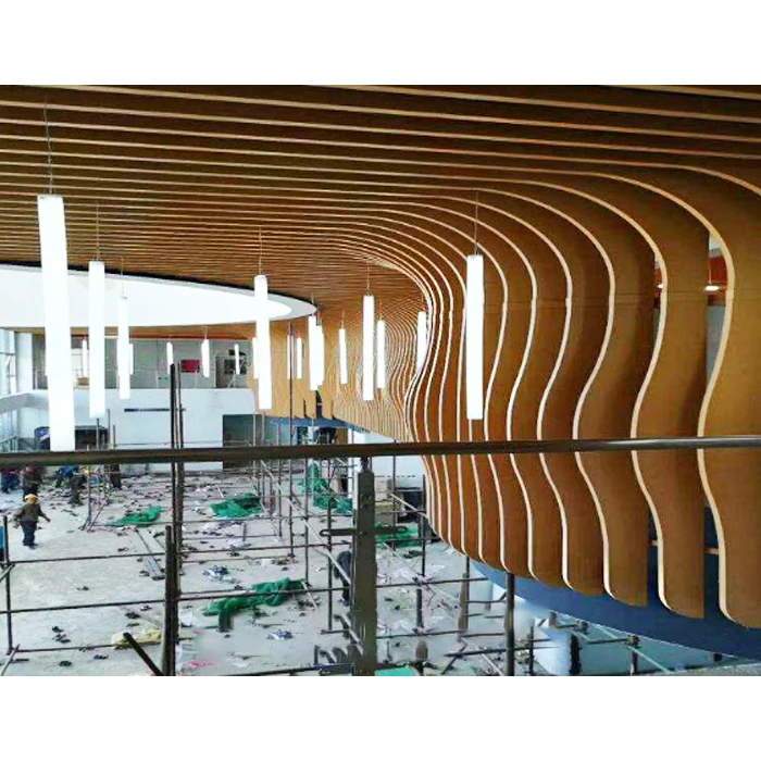 Oem Factory Aluminium Wave Profil Aluminium Profiles Extrusion  Aluminum Tube Profile For Ceiling Wall Decoration Material