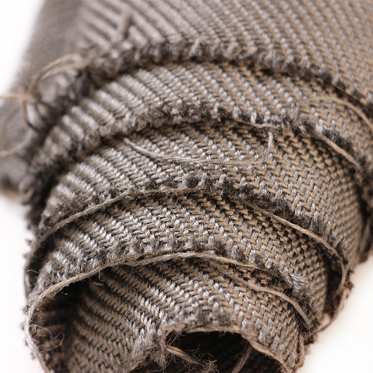 2mm thickness fecral  iron chrome aluminum  fiber woven fabric for burners