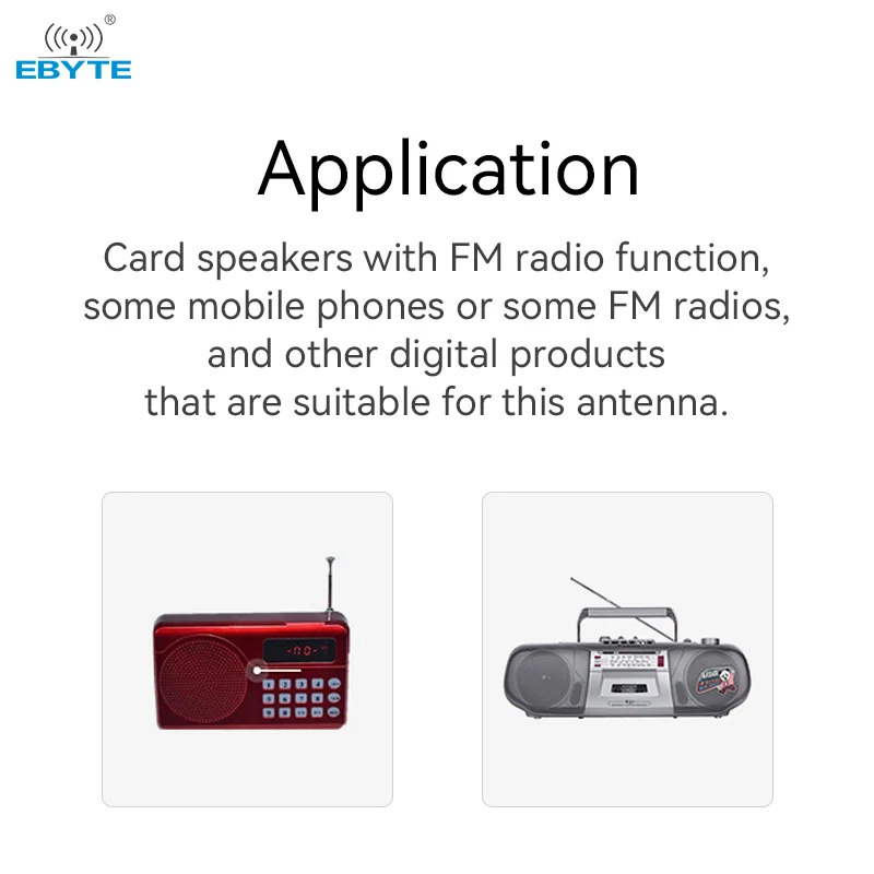 Ebtye TX-LGHX-5273 70-500 МГц диапазон частот FM шарнир наконечника тяги с радио Складная антенна повышения сигнала