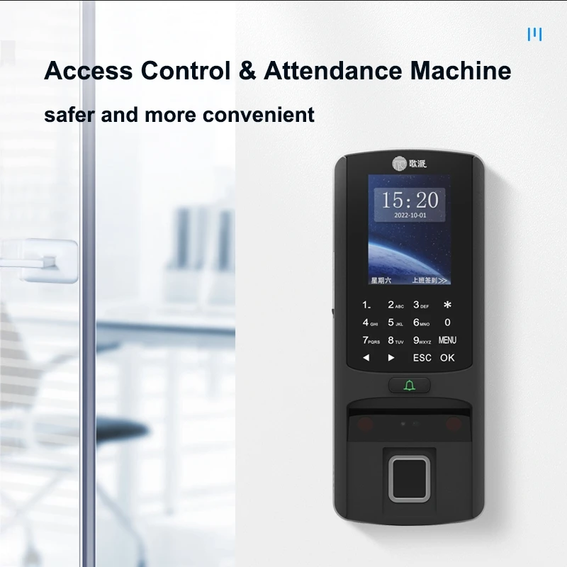 Biometric Employee Attendance Access Control System Facial Recognition Fingerprint Monitoring Solution Access Control System
