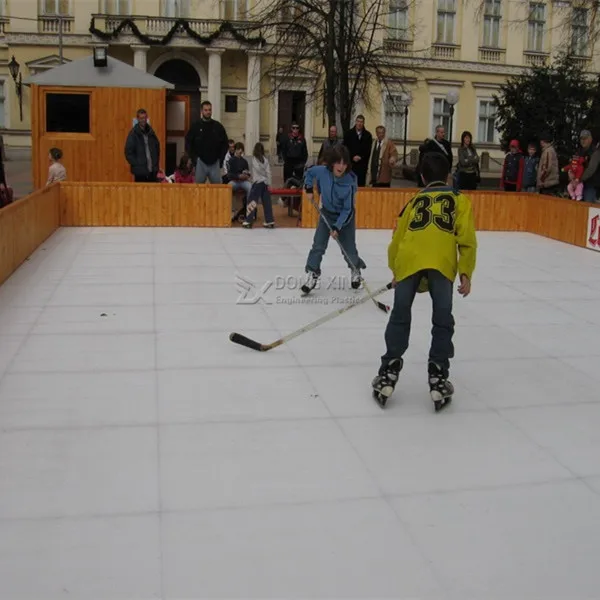 DONG XING cut to size artificial rink synthetic ice skating with faster delivery time