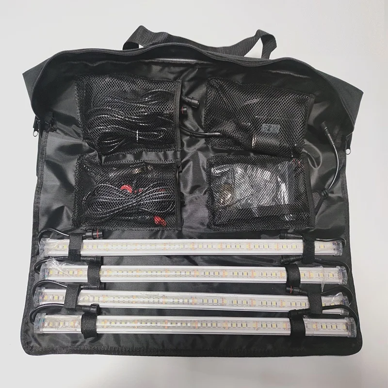 Dc12v Led Camping Light Bar Kit 5050 Smd Rigid Waterproof Strip Caravan Camper Lighting -