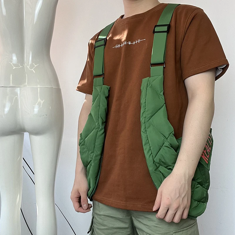 High Quality Vest Down Oem Custom Logo Filled Bubble Bag Quilted Versatile Multifunctional Sleeveless Jacket Down Vest