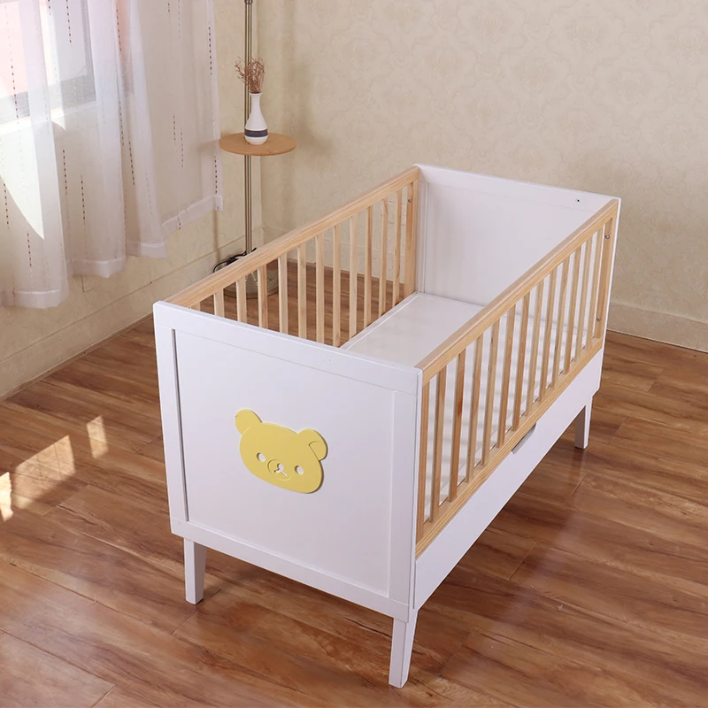
Factory Multifunction Wooden Baby Sleeping Crib with Drawer 