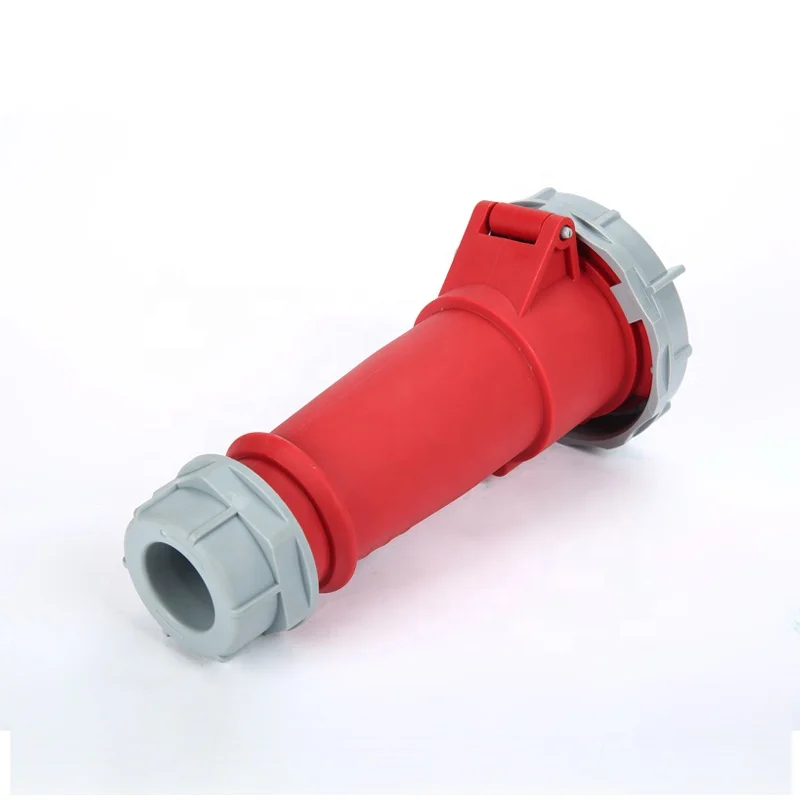 Heavy Duty IP67 Waterproof 440V 3P+E 4 Pin 32A Industrial Reefer Container Electrical Plug Socket