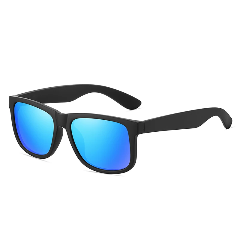 Classic wholesale bulk custom logo UV400 anti glare glasses men women square sunglasses polarized lentes de sol