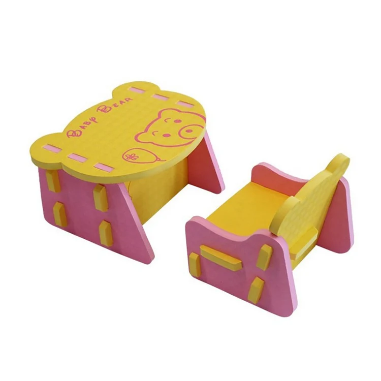 
High quality durable children cartoon table and chair cover set 