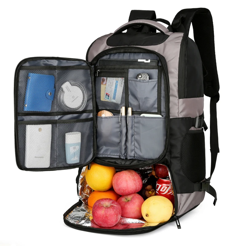 4 person picnic backpack multi-compartment lunch bag Backpack