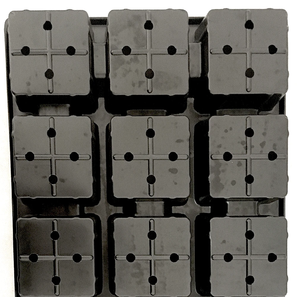 home garden balcony plant succulents plastic square pot trays for plant growing