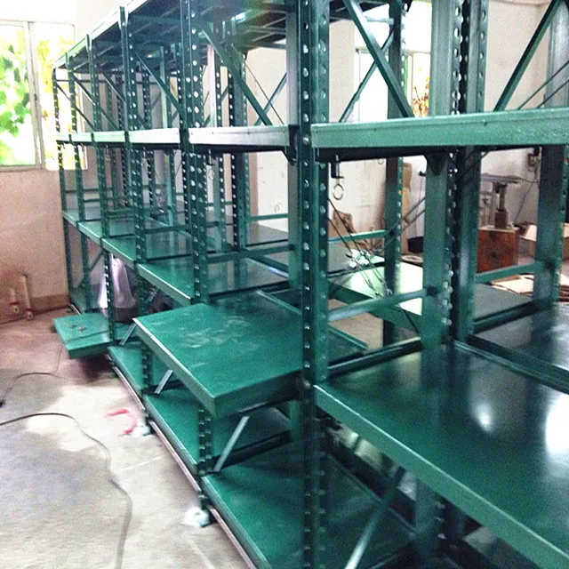 3100*600*2000 Standards Size Warehouse Heavy Drawer Mould Storage Rack For Plastic Injection Rack Mould