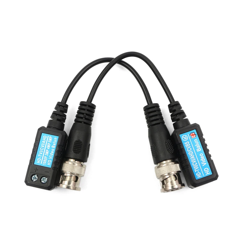 
High quality surge protection 1080P Single channel Passive UTP video balun with CE FCC ROHS 3 years warranty for CCTV camera 