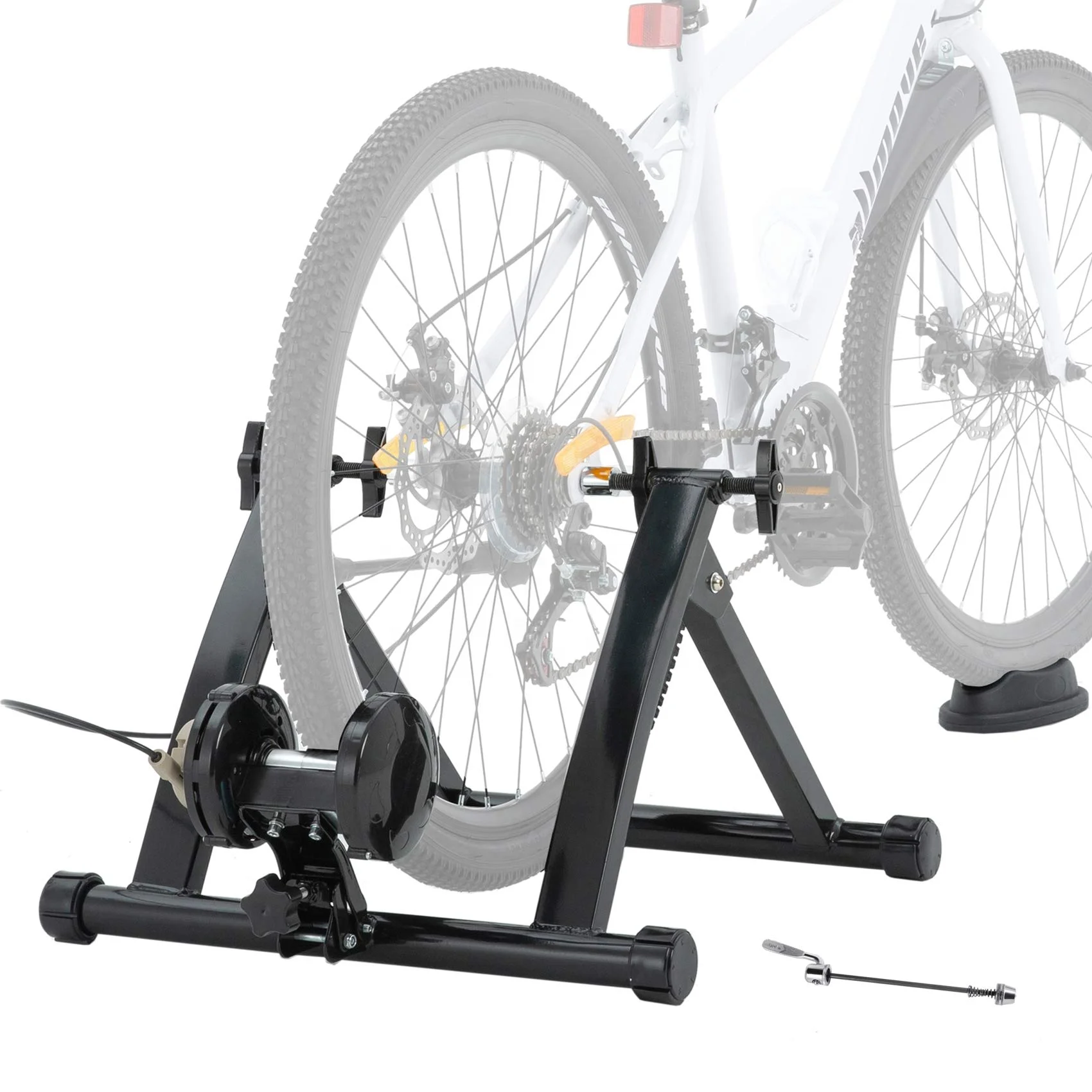 
wholesale Fluid Exercise Bike Bicycle Trainer Stand Resistance Stationary Indoor Stand 