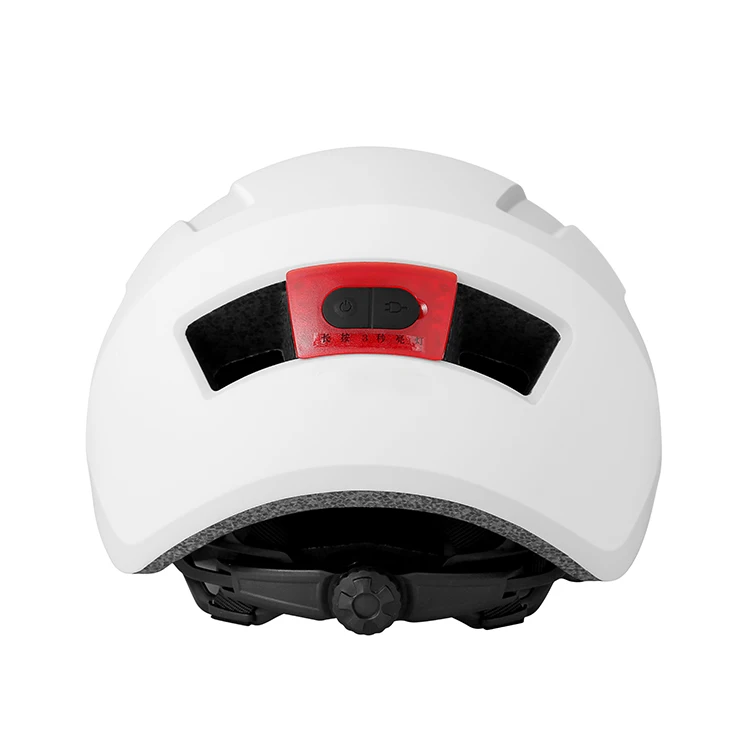 Safety protective urban bike helmet with molded visor design